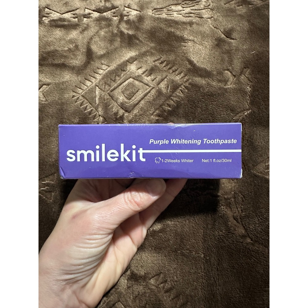 Smilekit Purple Whitening Toothpaste 30ml Purple NEW